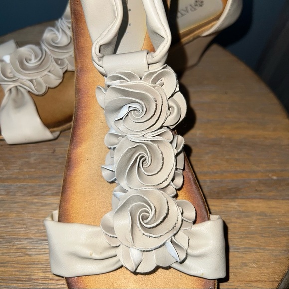 Patrizia Harlequin Flower Wedge Sandals - Picture 2 of 10